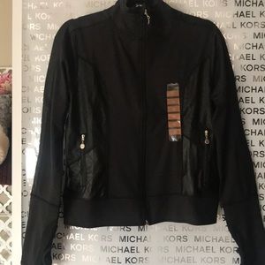 Black Zip up workout jacket